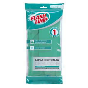 Luva Esponja De Silicone, Moderno e Prático, Flash Limp